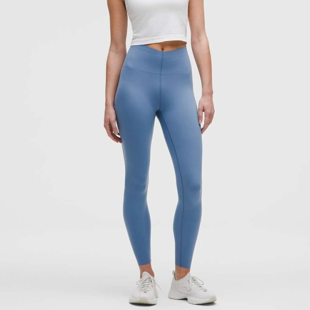 NWT Lululemon Glow Up Super High-Rise Tight 25" - 10 Washed Denim